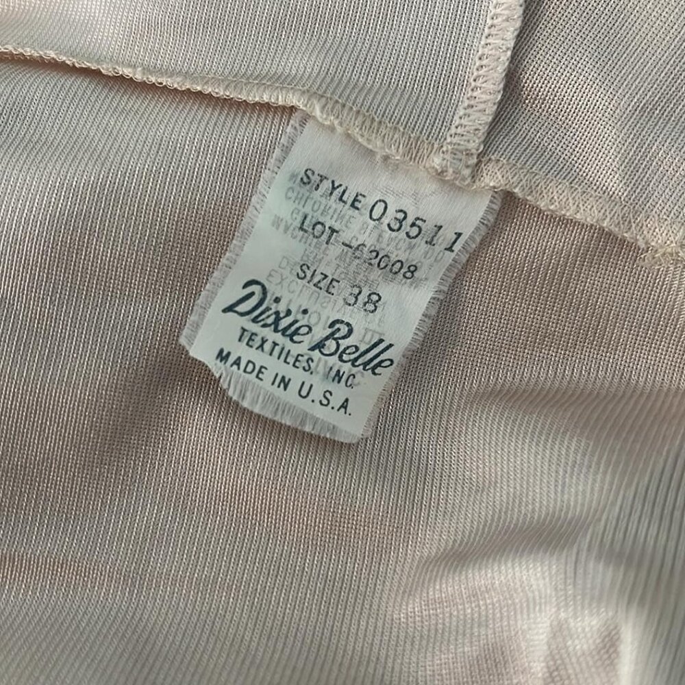 Vintage Dixie Belle Women's Solid Beige Size 38 Camisole with Adjustable Straps - Picture 3 of 7